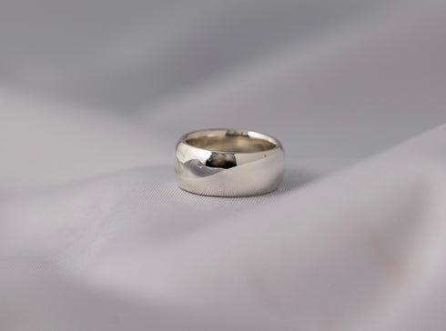 voluminous high dome ring -ボリュームネス甲丸リング FR001