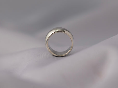 voluminous high dome ring -ボリュームネス甲丸リング FR001