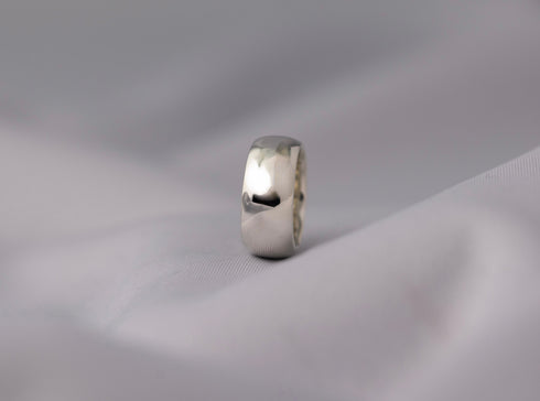 voluminous high dome ring -ボリュームネス甲丸リング FR001