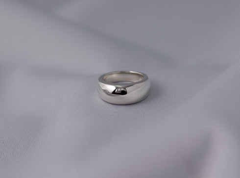 voluminous big high dome ring -ボリュームネスハイ甲丸リング FR002