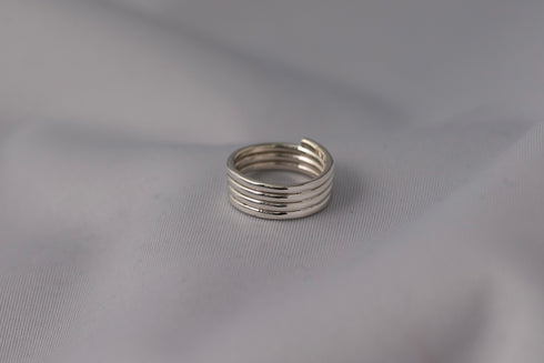 Round quadruple ring - 四連リング FR010