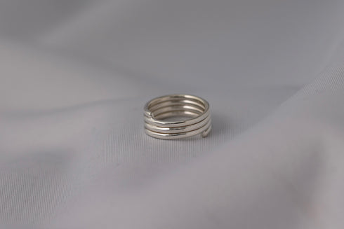 Round quadruple ring - 四連リング FR010