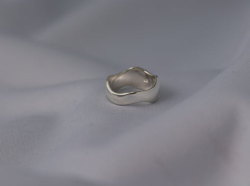 voluminous high dome wave ring -ボリュームネスウェーブリング FR009