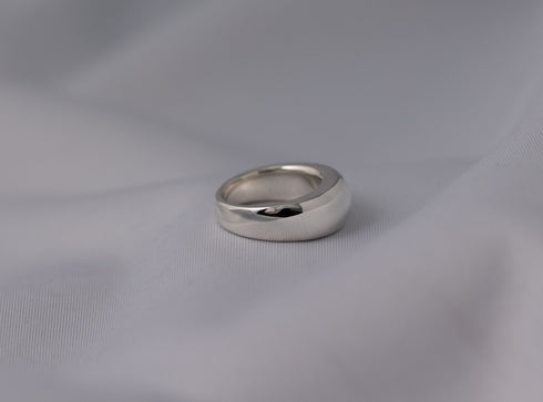 voluminous big high dome ring -ボリュームネスハイ甲丸リング FR002