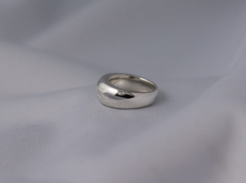 voluminous big high dome ring -ボリュームネスハイ甲丸リング FR002