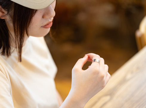 voluminous flat ring -ボリュームネス平打ちリング NO.005