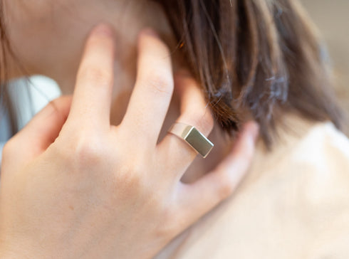 seal stand flat ring -印台フラットリング RF004