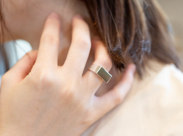 seal stand flat ring -印台フラットリング RF004